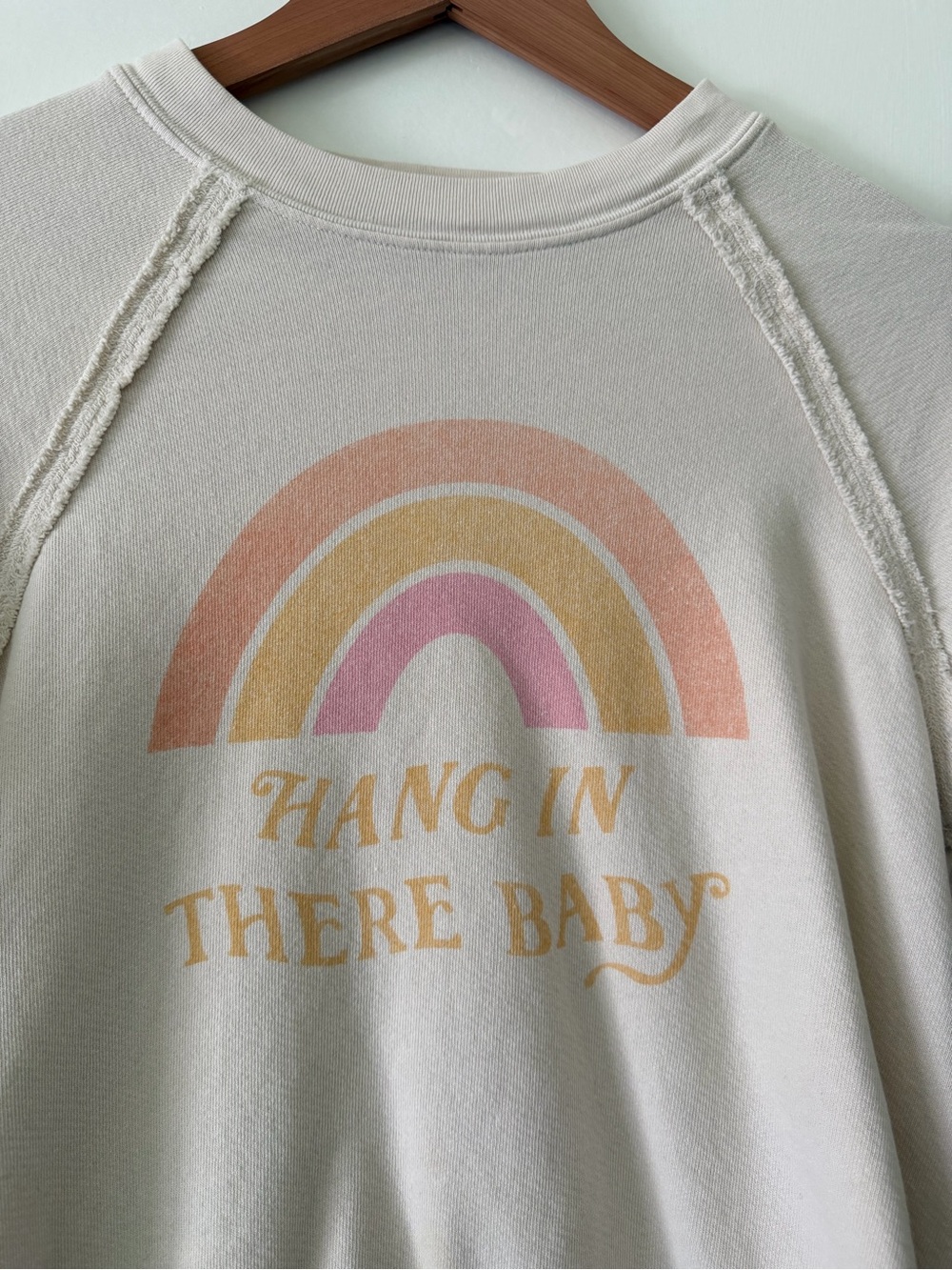 MATE French Terry Hang in There Baby Sweater